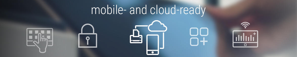 mobile and cloud ready icons