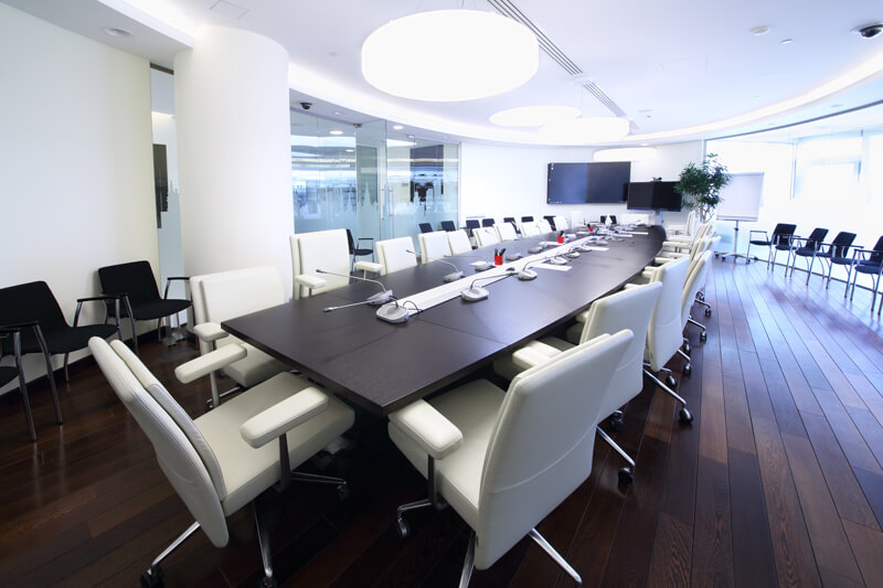 modern business boardroom
