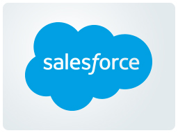 salesforce logo grey background