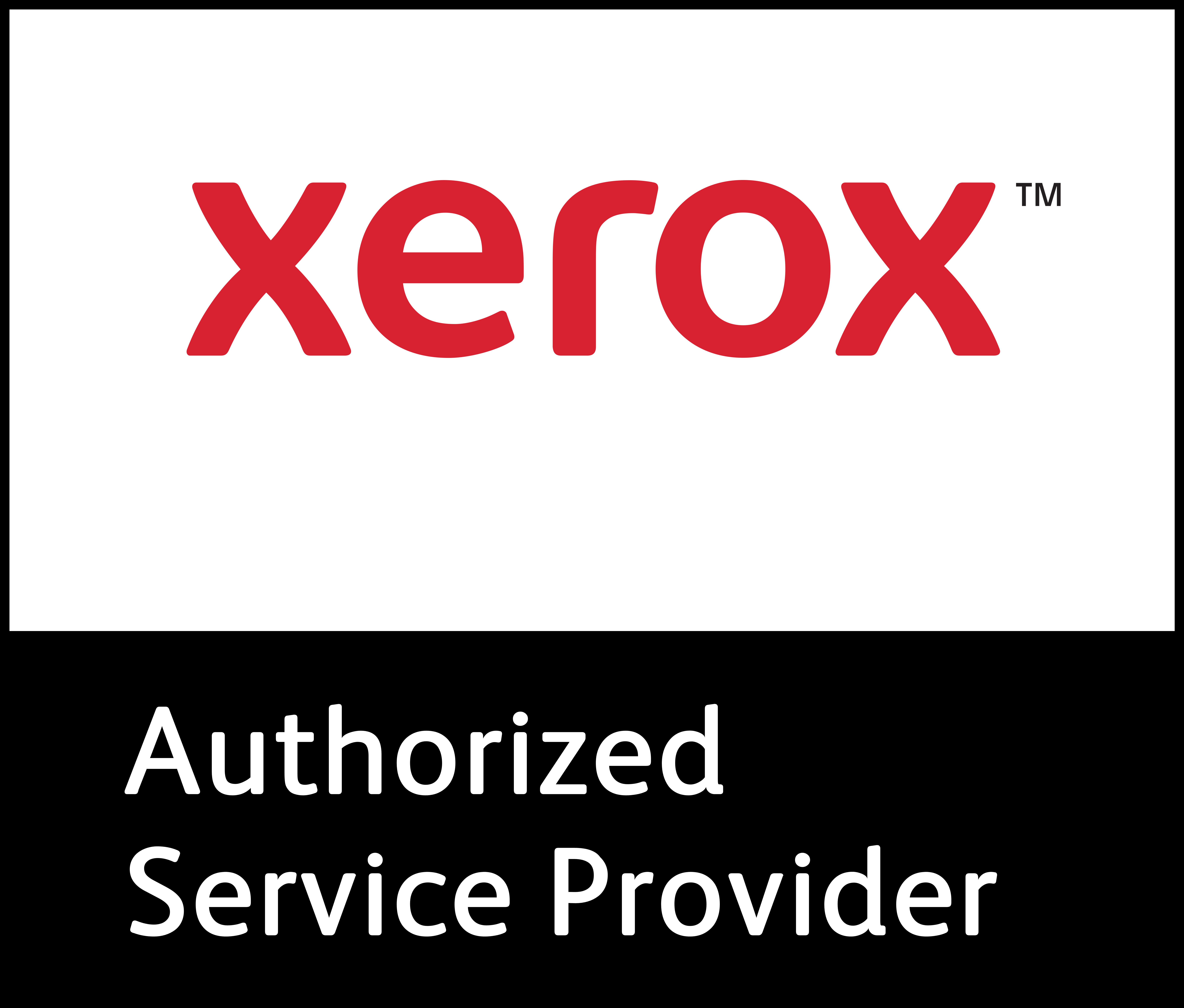 xerox authorized service provider badge