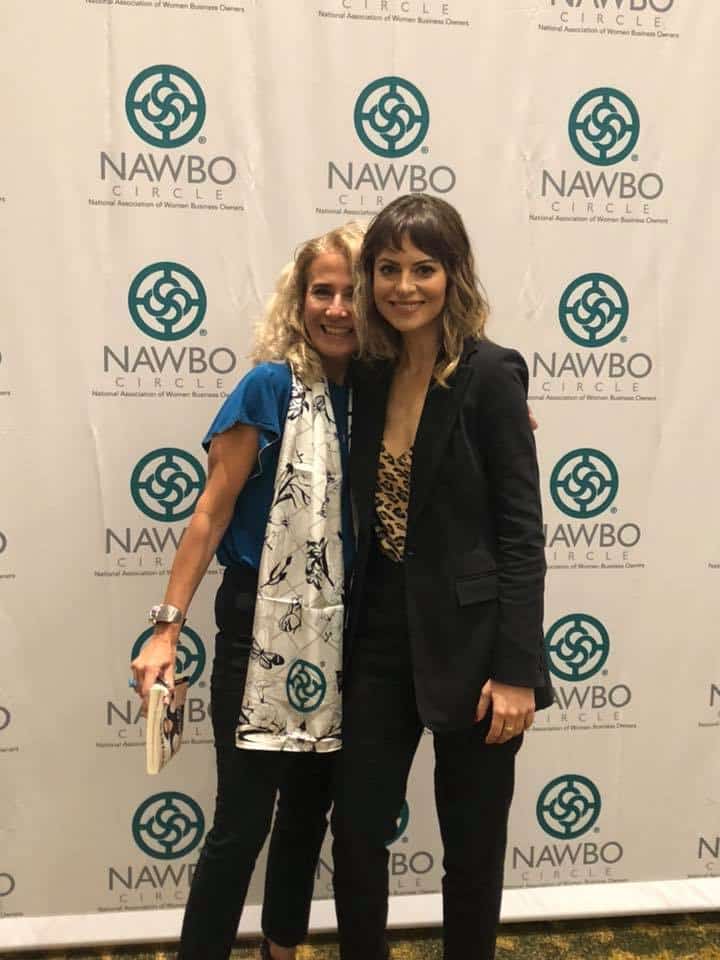 Parmetech President Ana Parmet with Author and NastyGal Founder Sophia Amoruso