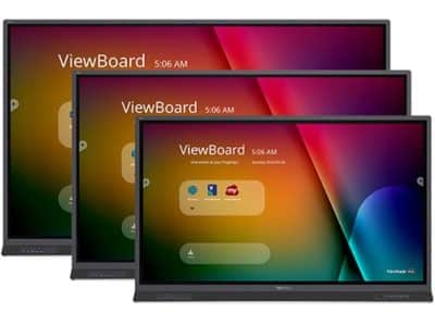 Featured interactive display sizes of the ViewBoard IFP52 series