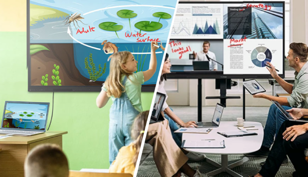 ViewBoard IFPG1 OS-Free Interactive Whiteboard is perfect for education and corporate environments